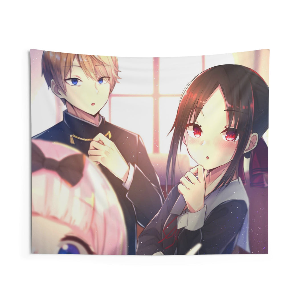Kaguya, Chika and Miyuki Indoor Wall Tapestry