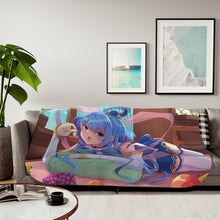 Load image into Gallery viewer, Aqua Sherpa Blanket
