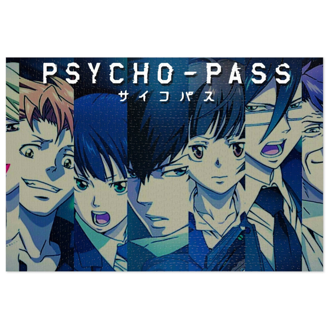 Psycho- Pass Main Members Faces Jigsaw Puzzle