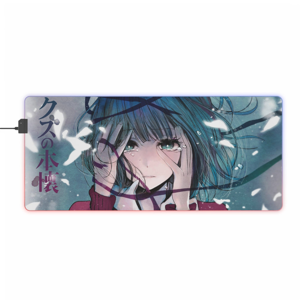 Kuzu No Honkai Hanabi Yasuraoka RGB LED Mouse Pad (Desk Mat)