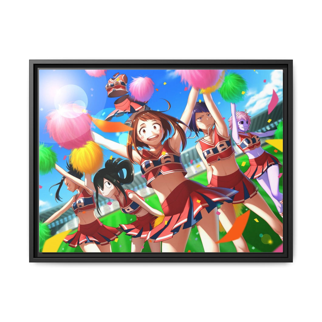 My Hero Academia Tsuyu Asui Canvas Framed Art Print