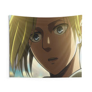 Gold Hair x Blue Eyes Indoor Wall Tapestry