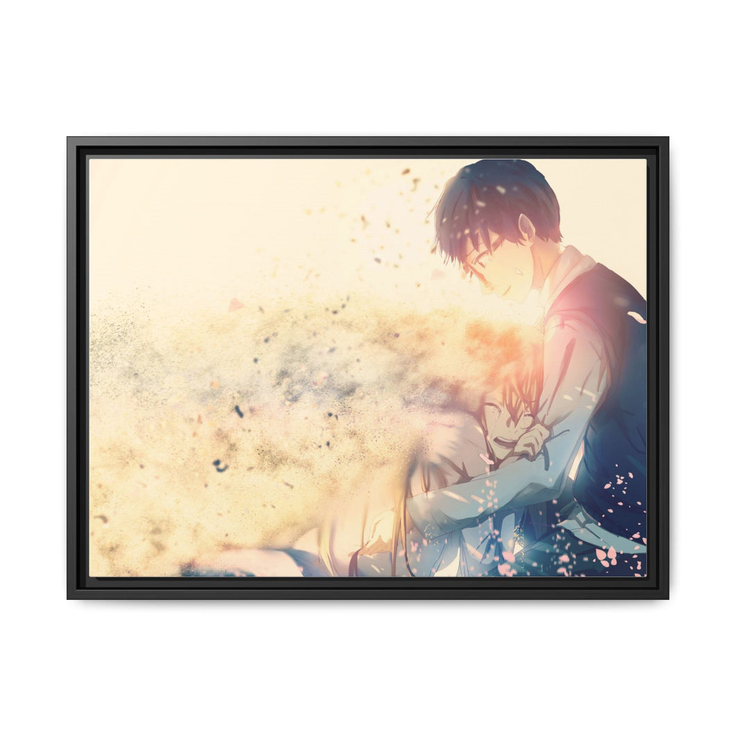 Your Lie In April Canvas Framed Art Print