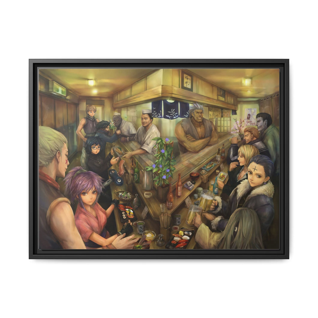 Genei Ryodan Canvas Framed Art Print