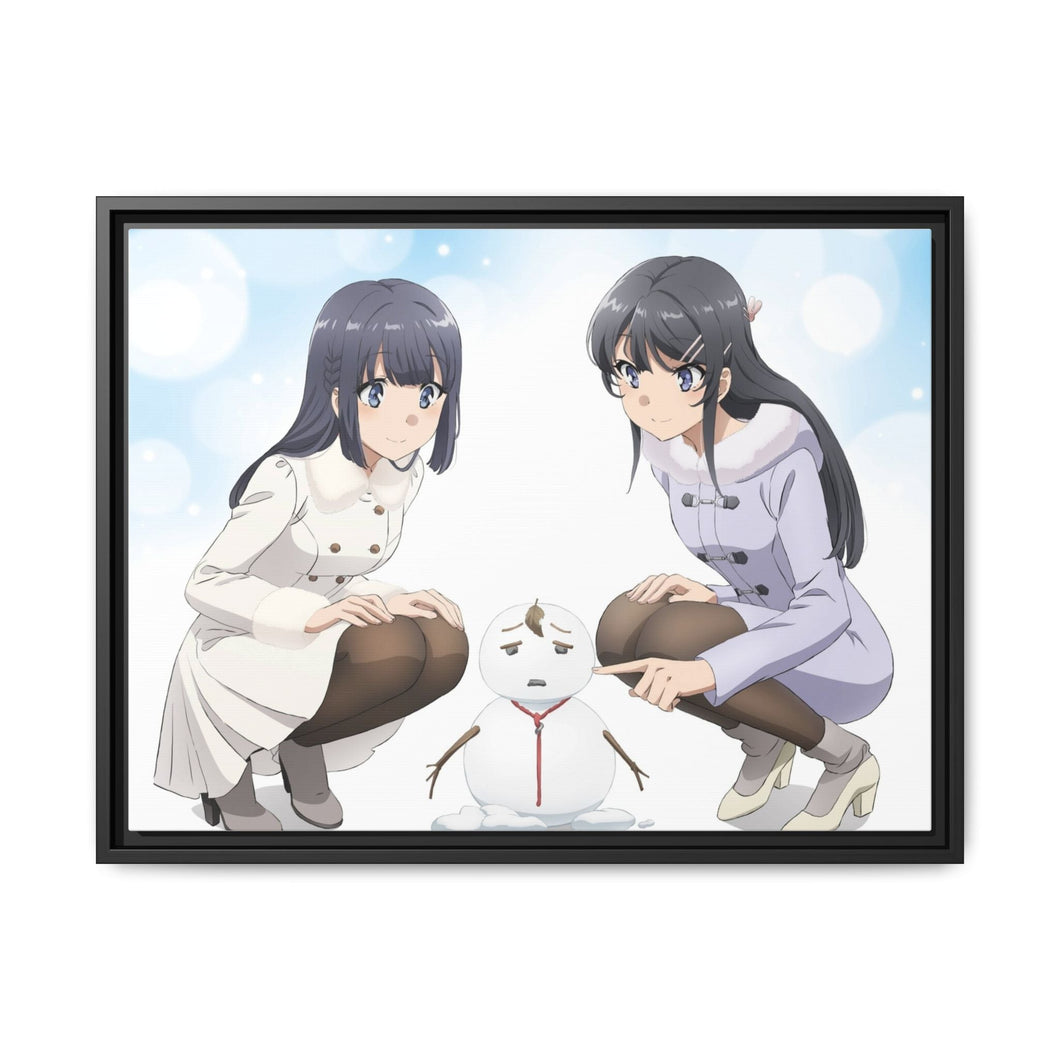 Rascal Does Not Dream of Bunny Girl Senpai Canvas Framed Art Print