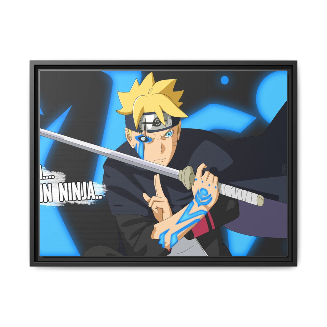 Boruto Canvas Framed Art Print