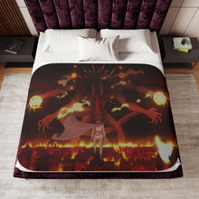 Load image into Gallery viewer, Black Clover Sherpa Blanket
