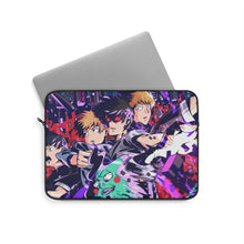 Load image into Gallery viewer, Mob Psycho 100 Arataka Reigen, Shigeo Kageyama, Ritsu Kageyama Laptop Sleeve
