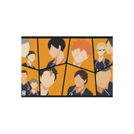 Daichi Sawamura Kei Tsukishima Shōyō Hinata Tadashi Yamaguchi and Yū Nishinoya Rug