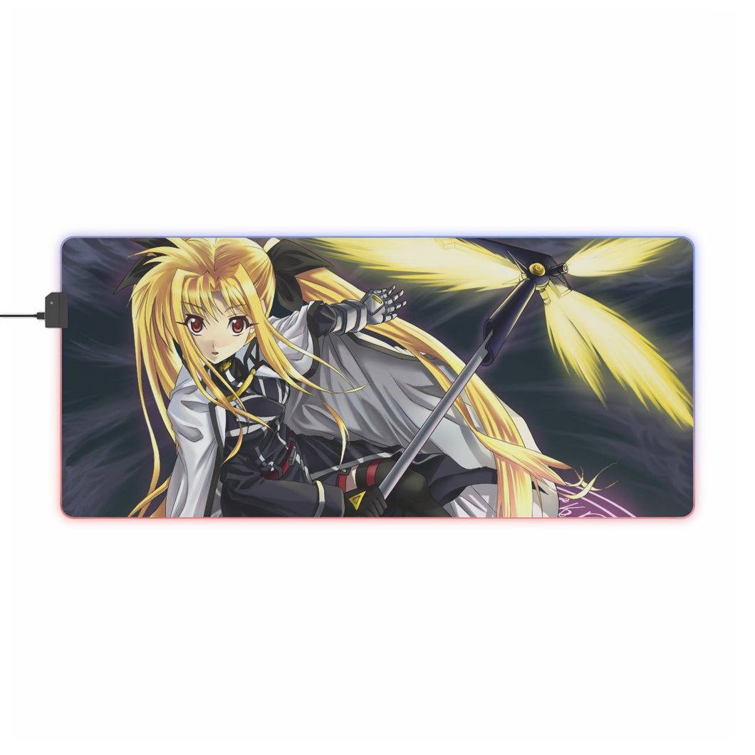 Magical Girl Lyrical Nanoha RGB LED Mouse Pad (Desk Mat)