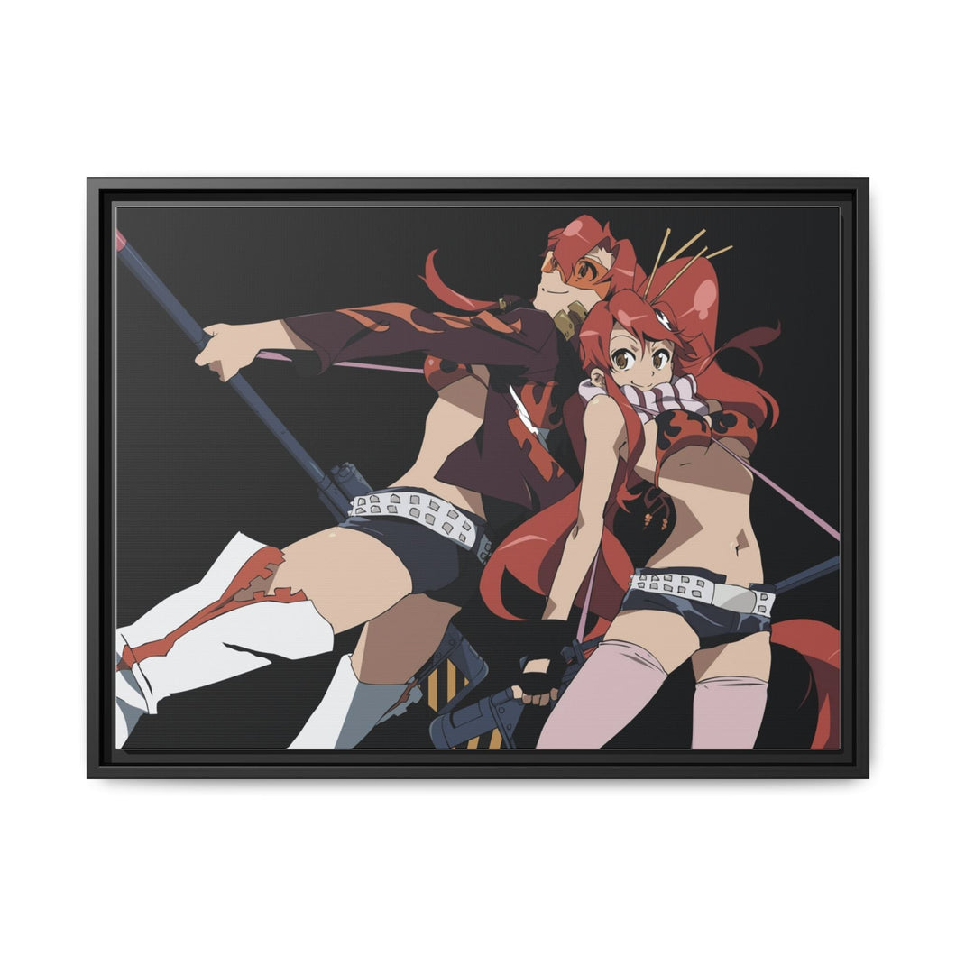 Anime Tengen Toppa Gurren Lagann Canvas Framed Art Print