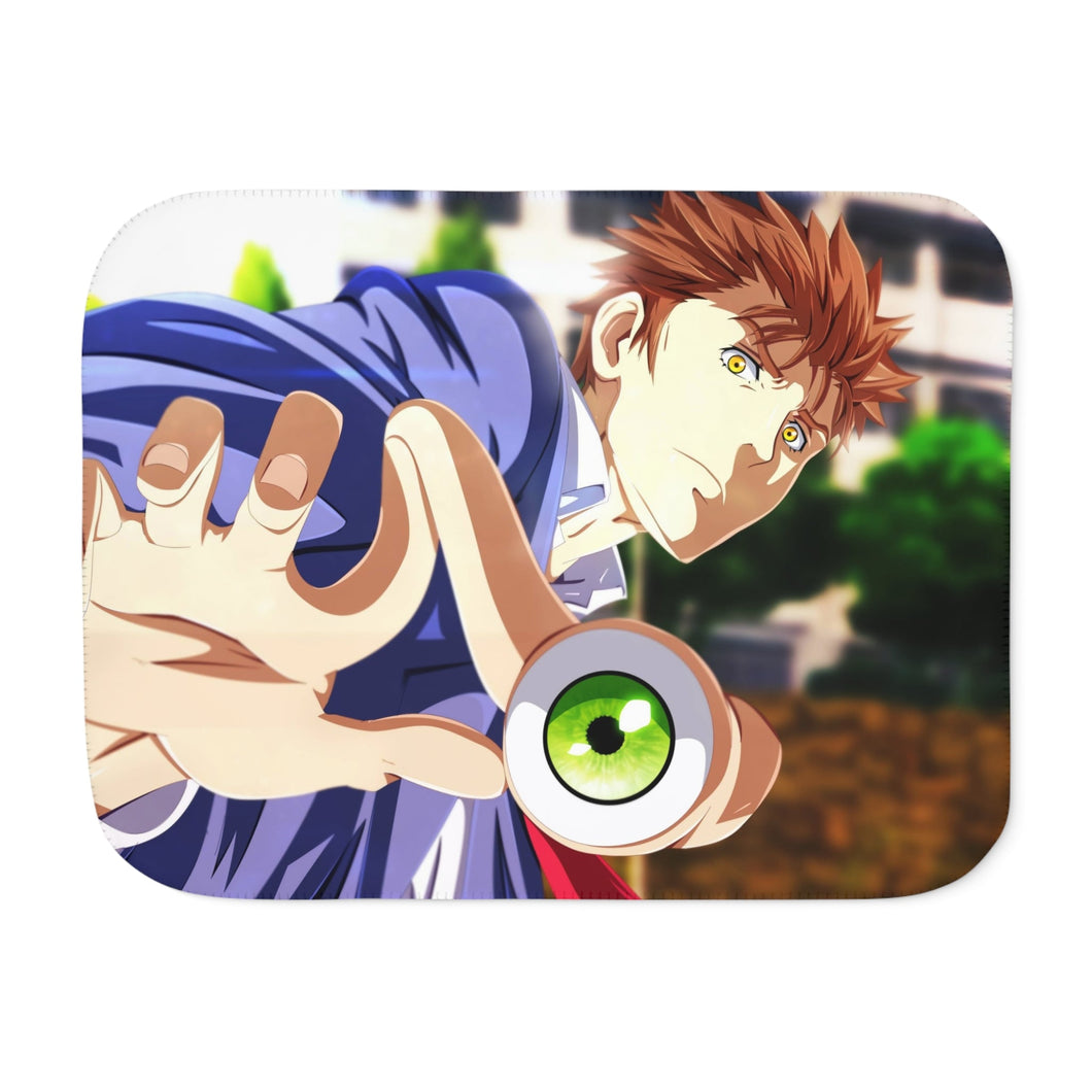Shinichi Izumi And ‏‏‏‏‏‏Migi Sherpa Blanket