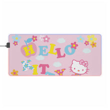 Load image into Gallery viewer, Anime Hello Kitty RGB LED Mouse Pad (Desk Mat)
