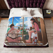 Load image into Gallery viewer, Taki and Mitsuha (Your Name) Sherpa Blanket
