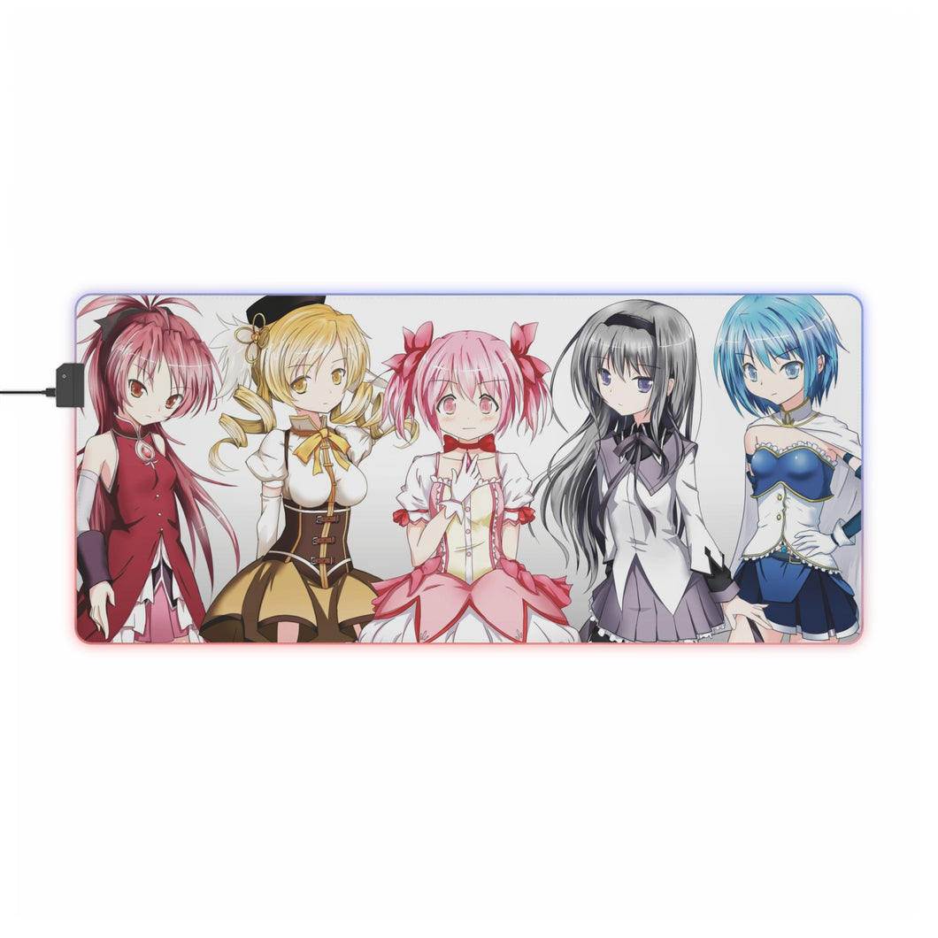 Puella Magi Madoka Magica RGB LED Mouse Pad (Desk Mat)