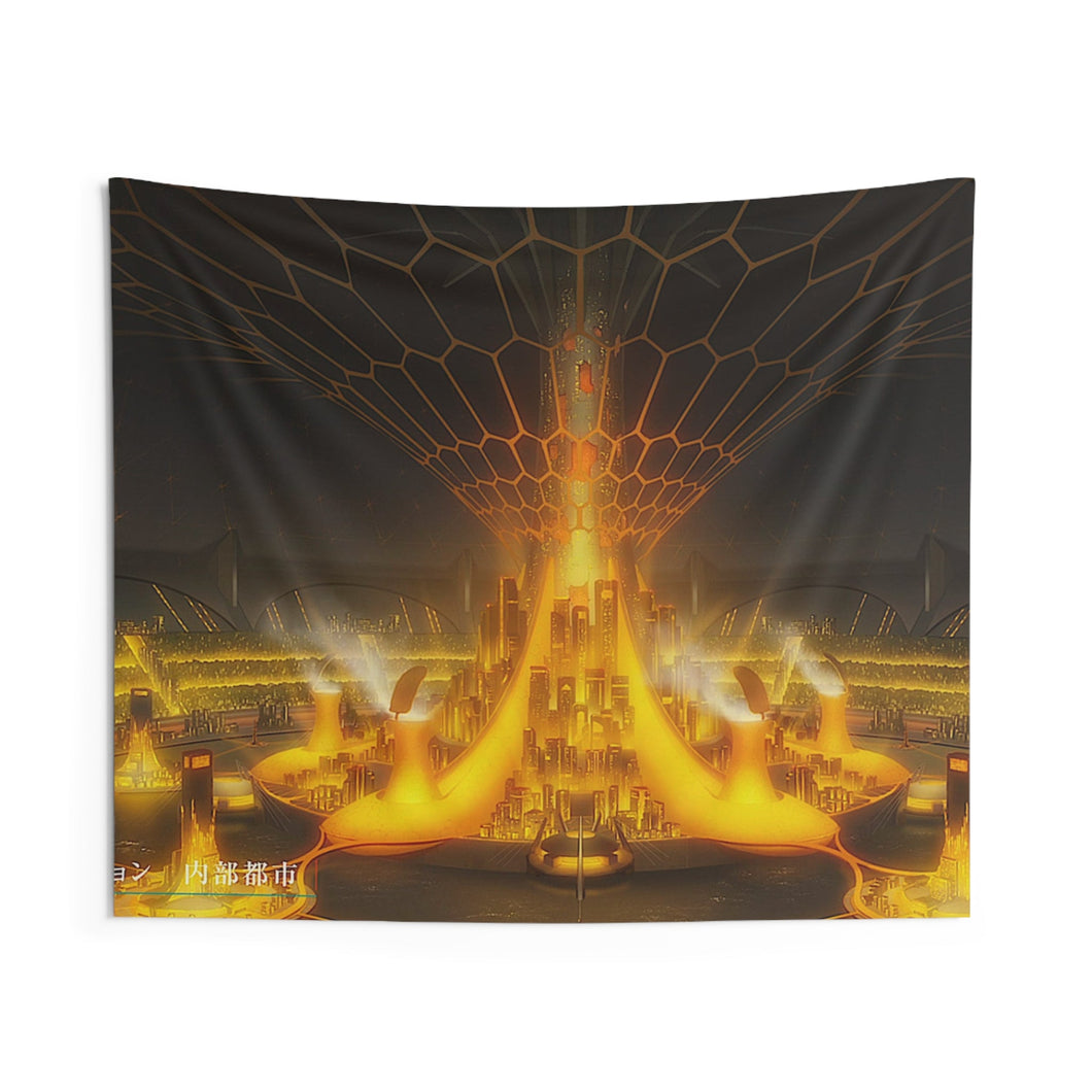 The Inner City Indoor Wall Tapestry