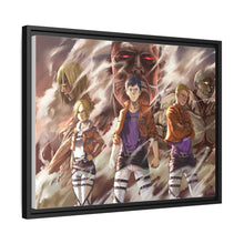 Load image into Gallery viewer, Anime Attack On Titan Canvas Framed Art Print
