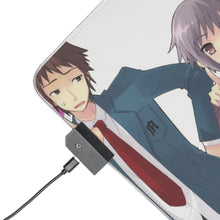 Load image into Gallery viewer, The Melancholy Of Haruhi Suzumiya RGB LED Mouse Pad (Desk Mat)
