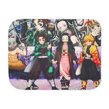 Load image into Gallery viewer, Anime Demon Slayer: Kimetsu no Yaiba Sherpa Blanket
