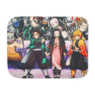 Anime Demon Slayer: Kimetsu no Yaiba Sherpa Blanket