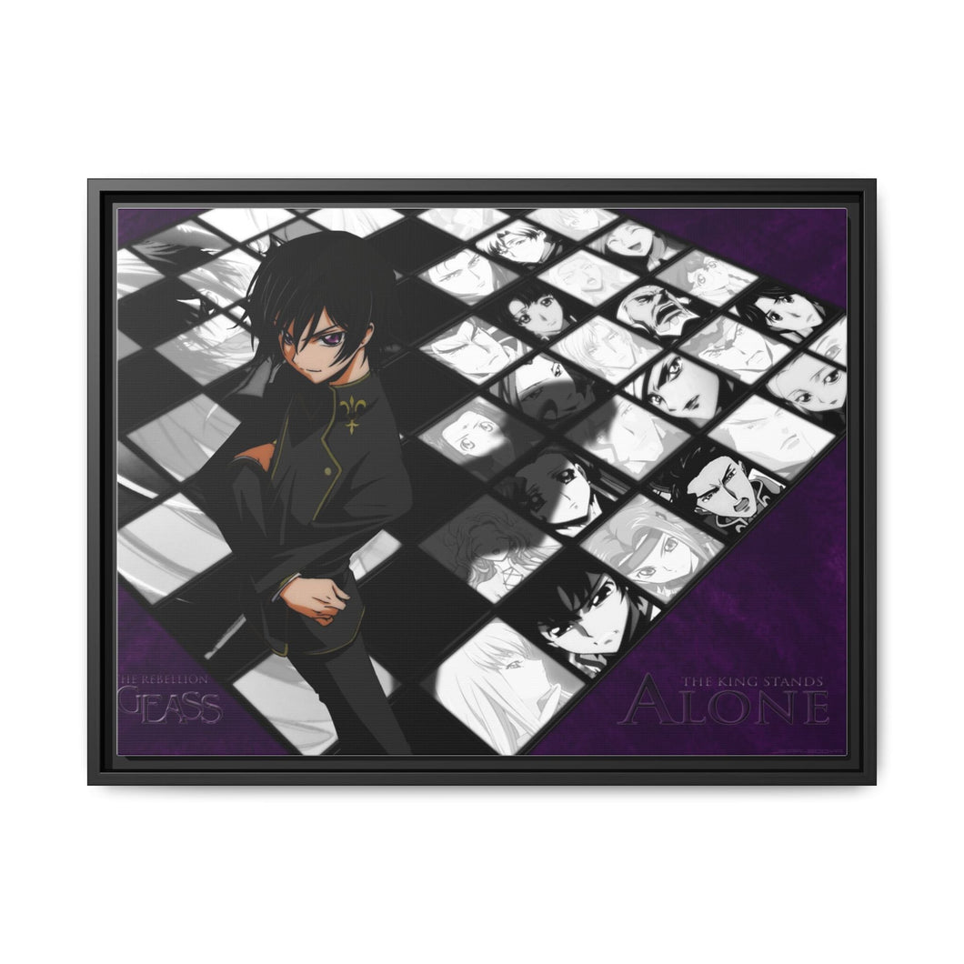Code Geass Lelouch Lamperouge Canvas Framed Art Print