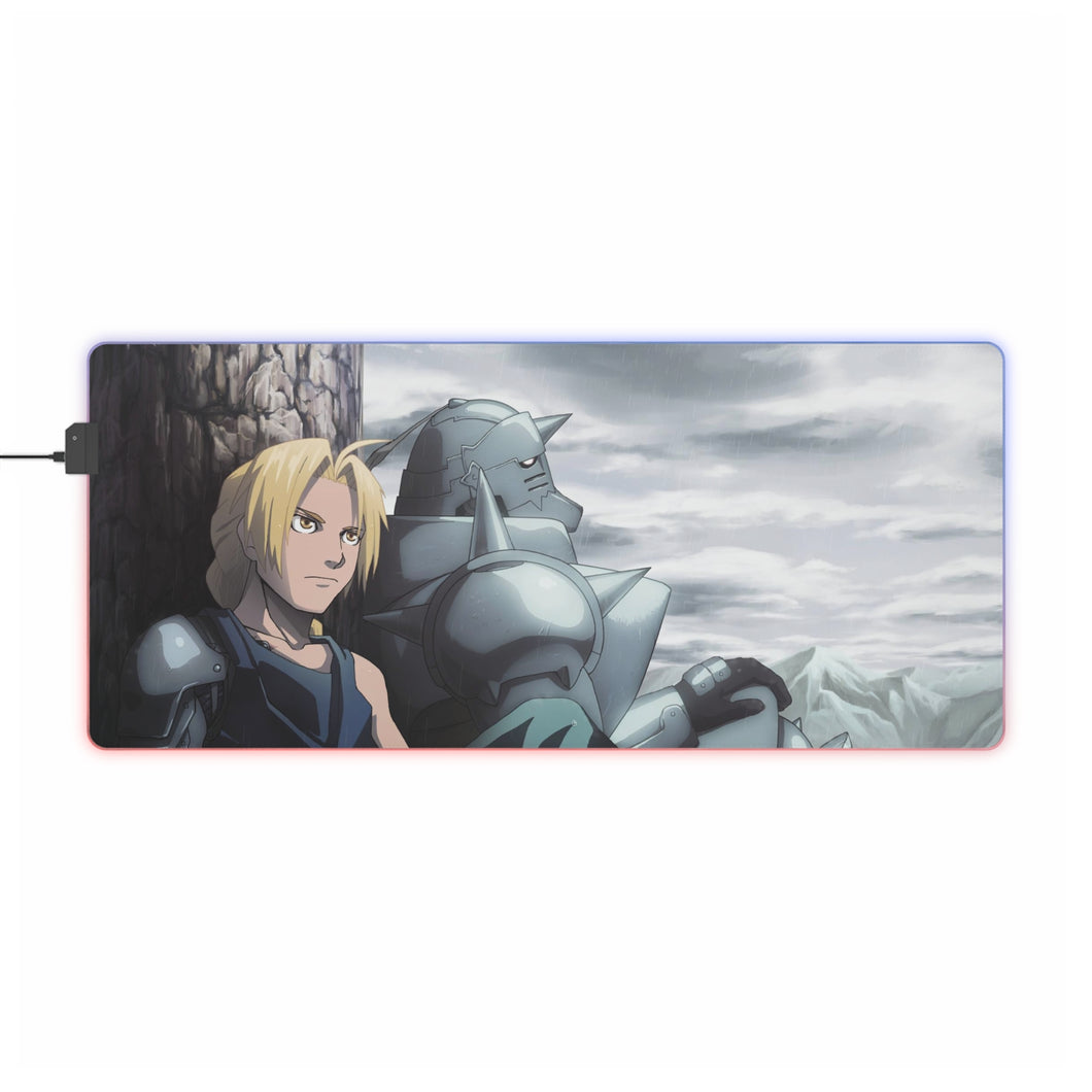 Alphonse Elric Edward Elric RGB LED Mouse Pad (Desk Mat)