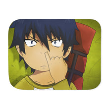 Load image into Gallery viewer, Blue Exorcist Sherpa Blanket
