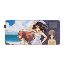 Load image into Gallery viewer, The Melancholy Of Haruhi Suzumiya RGB LED Mouse Pad (Desk Mat)
