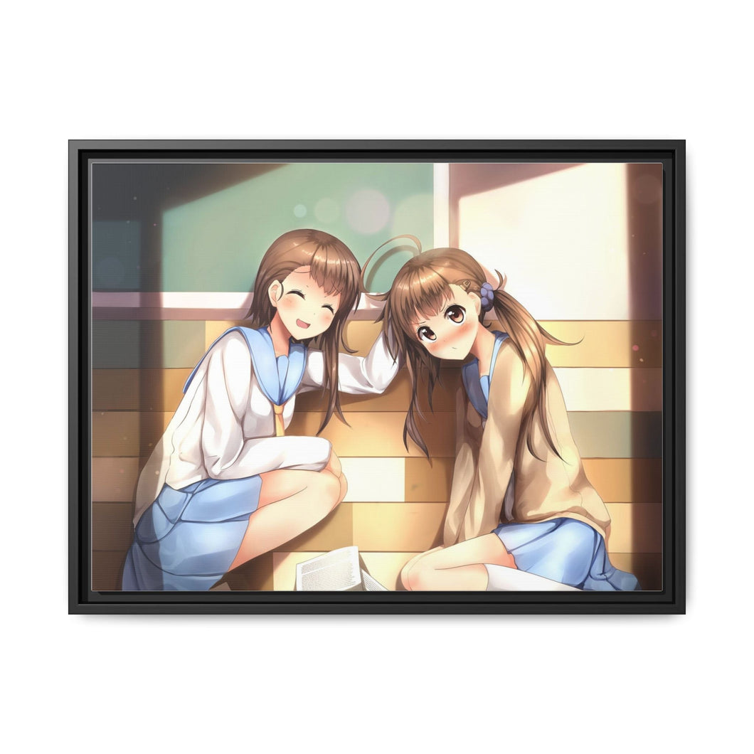 Kosaki Onodera, Haru Onodera Canvas Framed Art Print