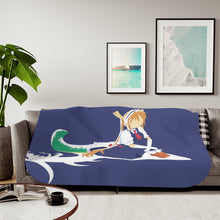 Load image into Gallery viewer, Tohru - Miss Kobayashi&#39;s Dragon Maid Minimalist Sherpa Blanket
