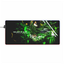 Load image into Gallery viewer, Anime Attack On Titan RGB LED Mouse Pad (Desk Mat)
