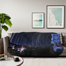 Load image into Gallery viewer, Nao Tomori sitting Sherpa Blanket
