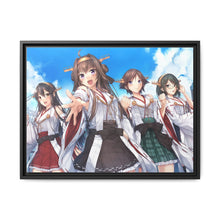 Load image into Gallery viewer, Anime Kantai Collection Canvas Framed Art Print
