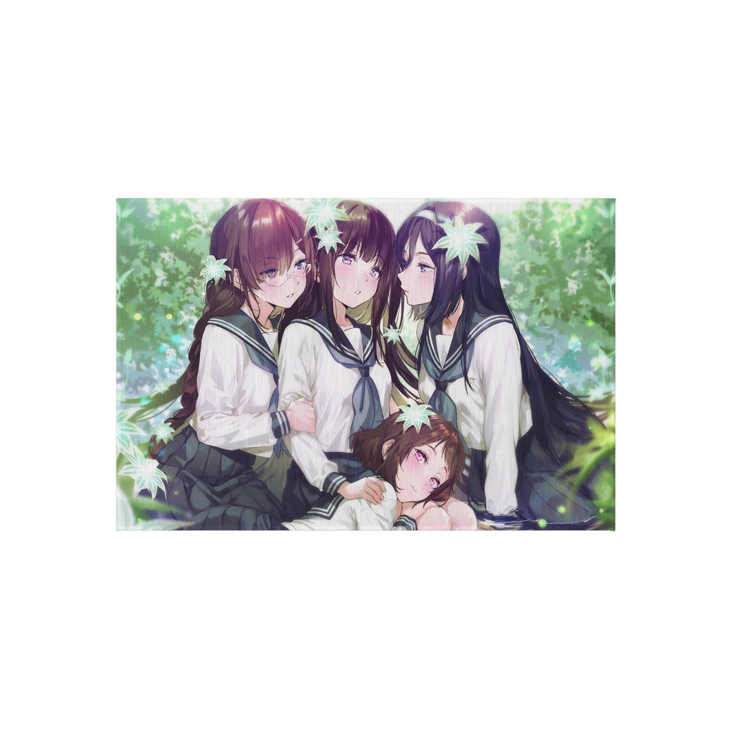 Hyouka Eru Chitanda, Mayaka Ibara, Fuyumi Irisu, Kaho Juumonji Rug