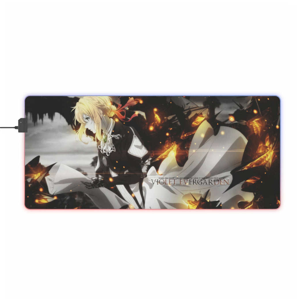 Violet Evergarden RGB LED Mouse Pad (Desk Mat)