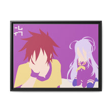 Load image into Gallery viewer, Sora and Shiro Canvas Framed Art Print
