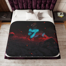Load image into Gallery viewer, Fire Force Shinra Kusakabe Sherpa Blanket
