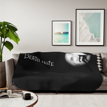 Load image into Gallery viewer, Anime Death Noter Sherpa Blanket
