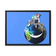 Assassination Classroom Karma Akabane, Nagisa Shiota, Kaede Kayano Canvas Framed Art Print