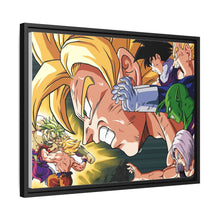 Load image into Gallery viewer, Saiyans vs Broly Canvas Framed Art Print
