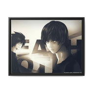 Light Yagami and L (Death Note) Canvas Framed Art Print