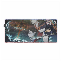 Load image into Gallery viewer, Sword Art Online Kazuto Kirigaya, Asuna Yuuki RGB LED Mouse Pad (Desk Mat)
