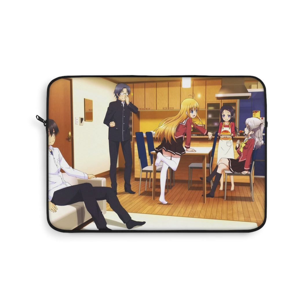 Charlotte Nao Tomori, Ayumi Otosaka, Joujirou Takajou, Yusa Kurobane Laptop Sleeve
