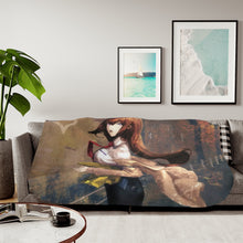 Load image into Gallery viewer, Kurisu &amp; Kyouma Sherpa Blanket
