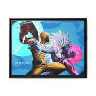 Saitama Vs Lord Boros Canvas Framed Art Print