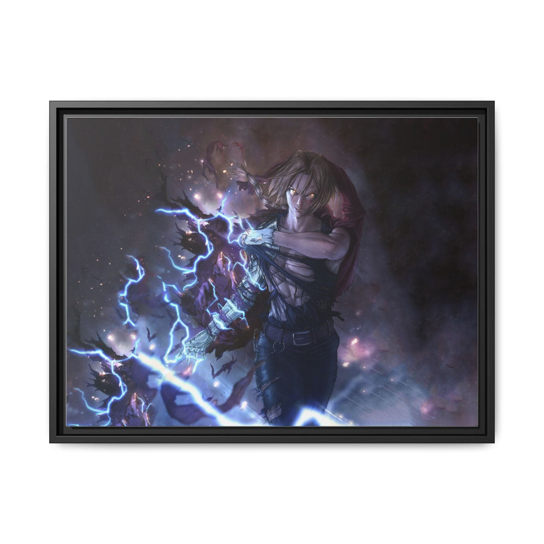 Anime FullMetal Alchemist Canvas Framed Art Print