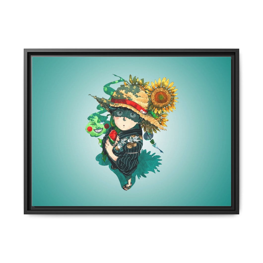 Shigeo and Ekubo Canvas Framed Art Print