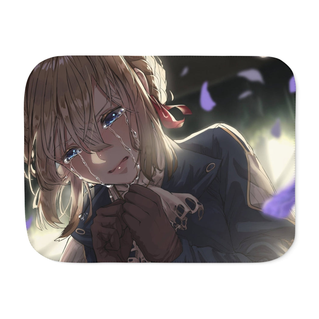 Violet Evergarden Sherpa Blanket