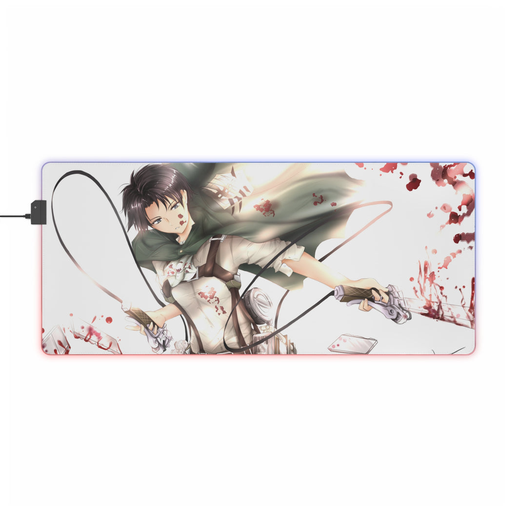 Anime Attack On Titan RGB LED Mouse Pad (Desk Mat)