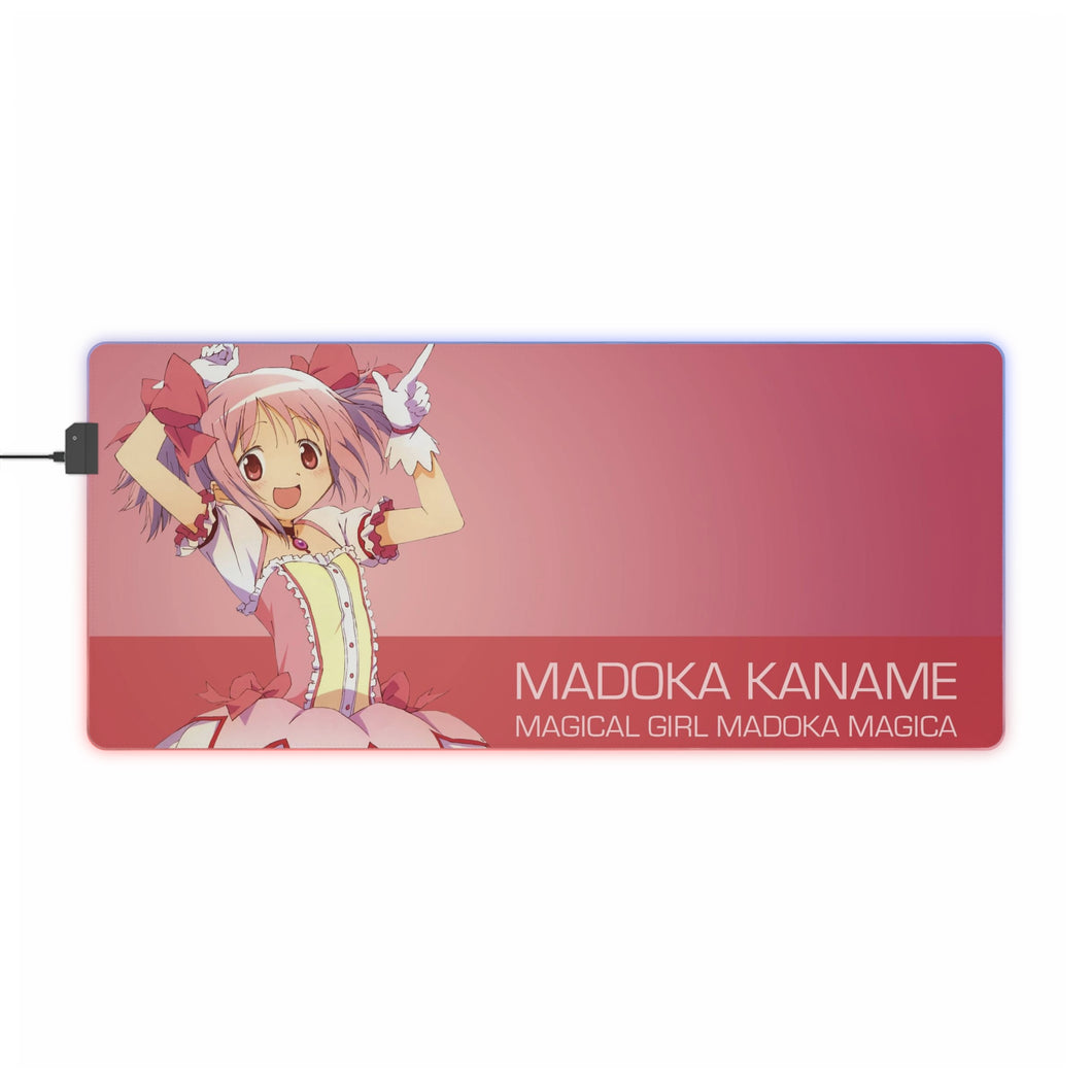 Puella Magi Madoka Magica Madoka Kaname RGB LED Mouse Pad (Desk Mat)